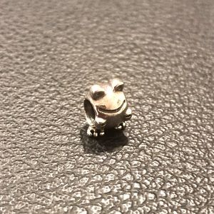 Pandora Silver Frog Twist Charm